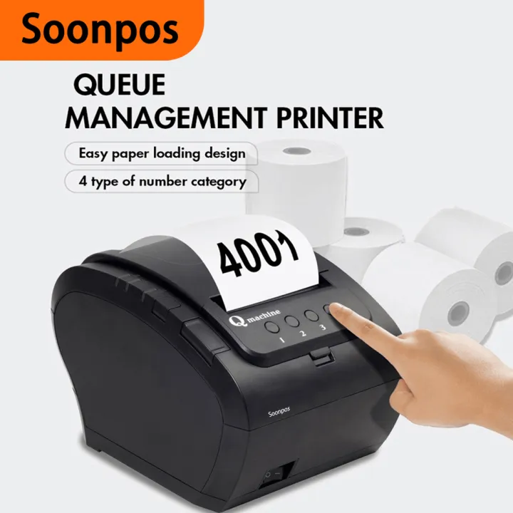 Soonpos 80mm Queue Ticket Ther - Commercial Printing Inc recension och pris