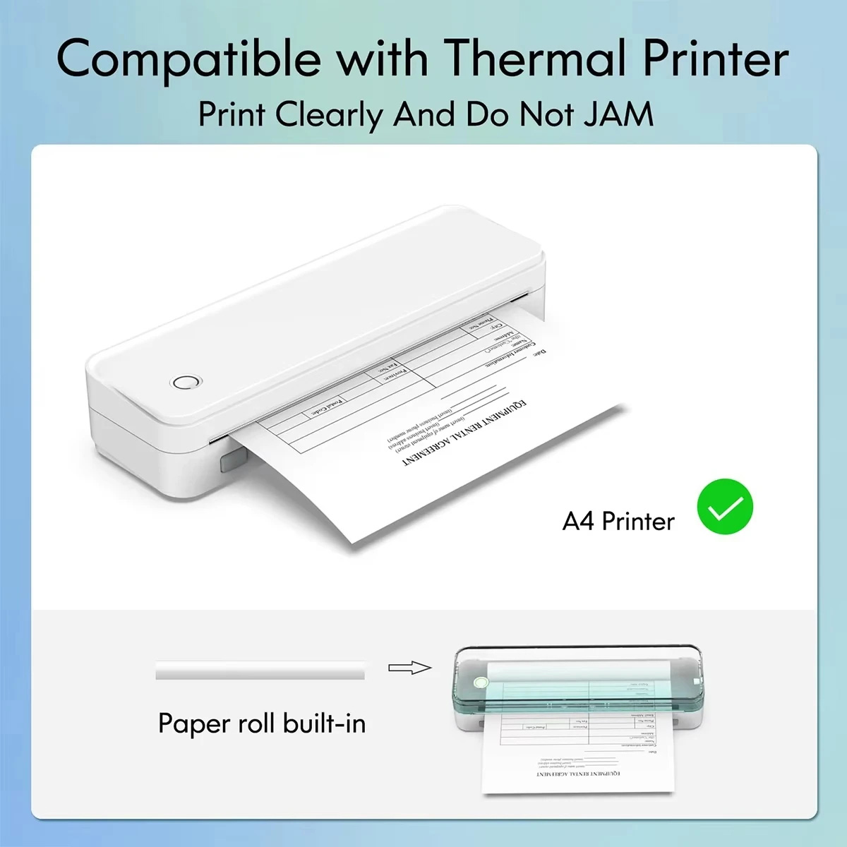 A4 Thermal Paper Rolls 1/2/4/1 - Commercial Document Printing recension och pris