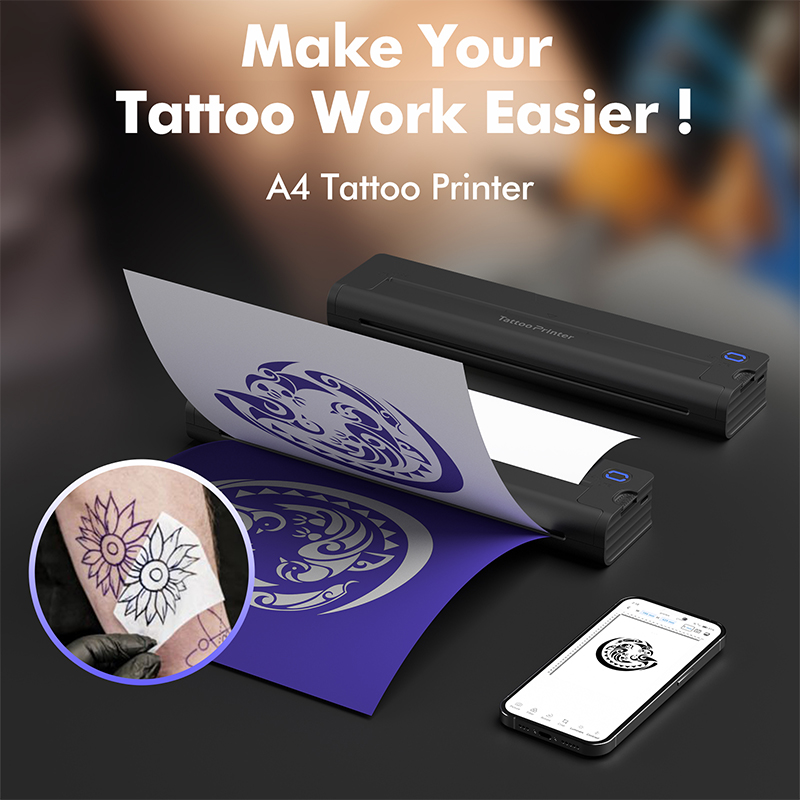 A4 Mini Portable Printer Wirel - Commercial Document Printing recension och pris