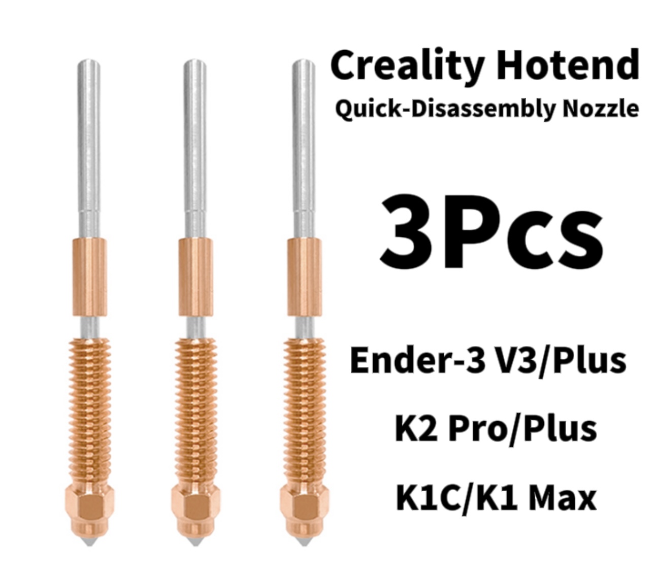 3Pcs Original Quick-swap Nozzl - Creality Printer Ender 3 V3 recension och pris