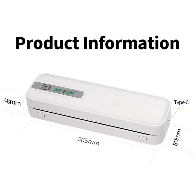 Portable A4 Thermal Printer In - Commercial Document Printing recension och pris