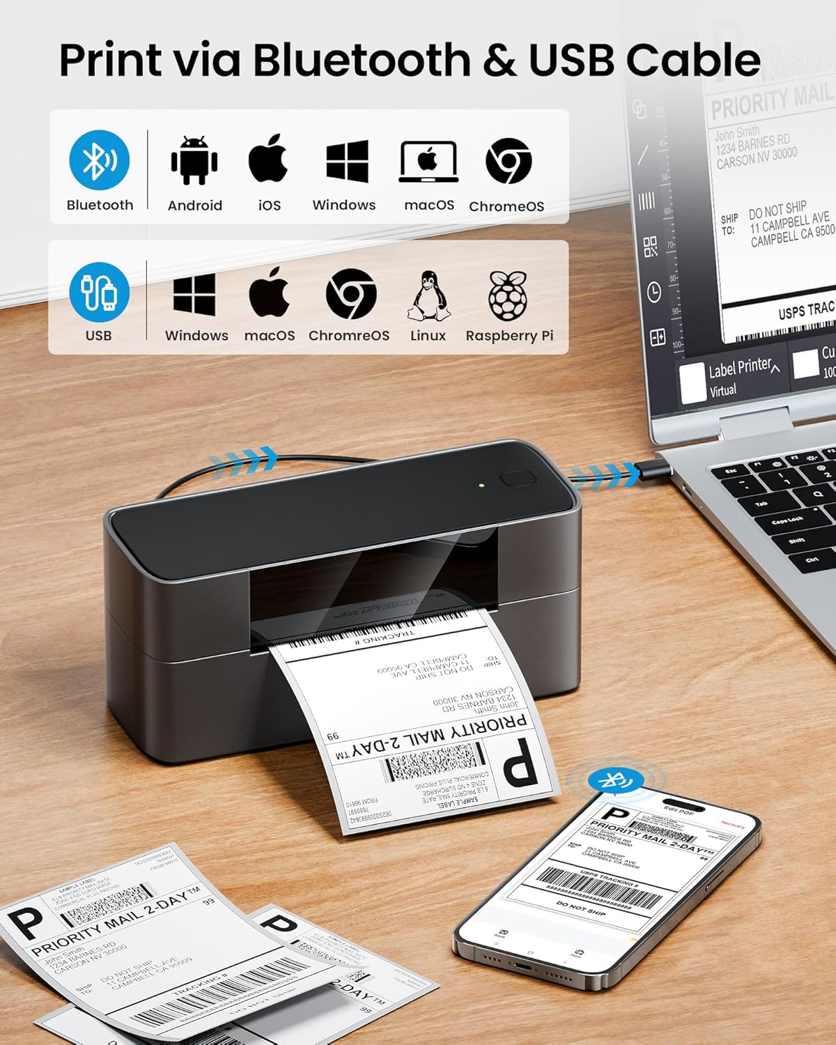 Markfield Shipping Label Print - Commercial Printing Inc recension och pris